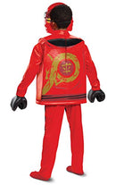 Disguise Kai Costume for Kids, Lego Ninjago Legacy Character, 7-8, Red (100409K) - Brand New