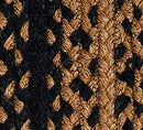 IHF Home Decor | Ebony Premium Braided Collection | 4'x6' Oval - Brand New