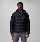 COLUMBIA MEN'S CORELITE™ DOWN HOODED JACKET - SIZE: MEN XL - BLACK - Brand New