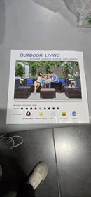 CLAWSCOVER 12PACK OUTDOOR SEAT,BACK CUSHIONS REPLACEMENT COVERS, COVER ONLY- RED - Like New