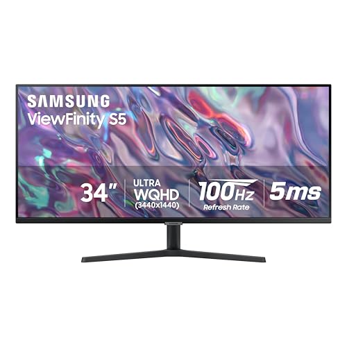 SAMSUNG 34" CONFIGURED S50GC SERIES ULTRA-WQHD MONITOR - Scratch & Dent