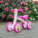 JETSON BOUNCE BALANCE BIKE FOUR WHEELS RIDE ON INDOOR OUTDOOR - PINK - Like New