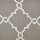MADISON PARK SARATOGA WINDOW CURTAIN LIGHT FILTERING PRINT 1 PANEL - GRAY/WHITE - Like New