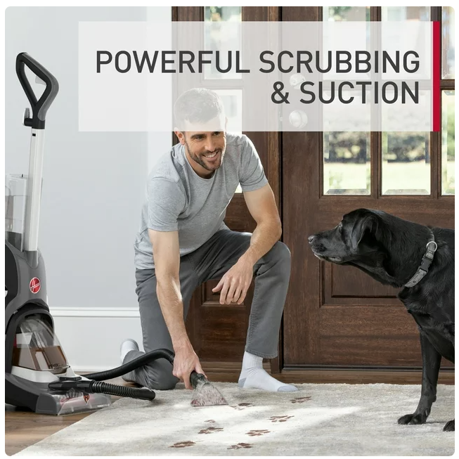Hoover PowerDash Pet Advanced Compact Carpet Cleaner Machine FH55010 GRAY/BLACK - Like New