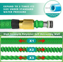 VIENECI WATER HOSE, EXPANDABLE GARDEN HOSE 75 FT - GREEN - Like New