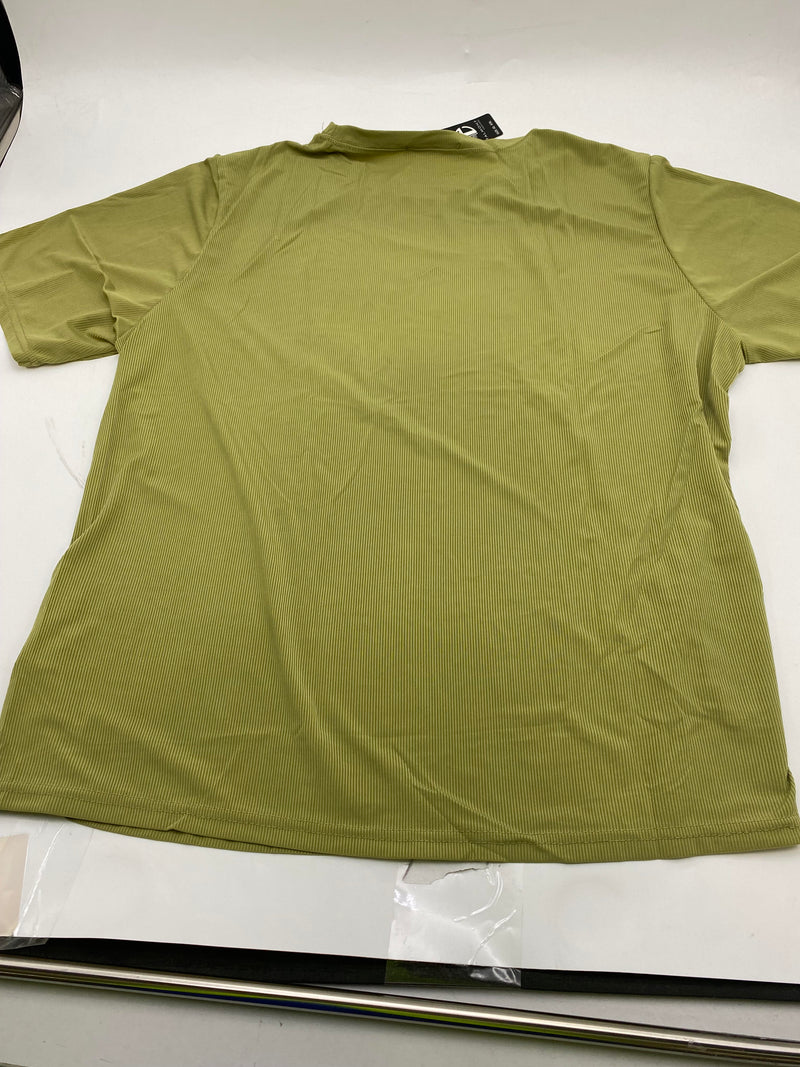 TALMONT WOMEN'S PAJAMA SET SHORT SLEEVE 2 PIECE LOUNGE SET - SIZE: XL - KHAKI - Like New