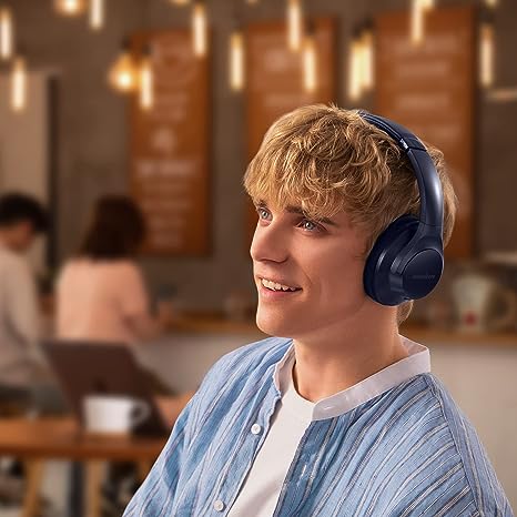 Soundcore by Anker Life Q20+ Active Noise Cancelling Headphones A3045031 - Blue - Like New