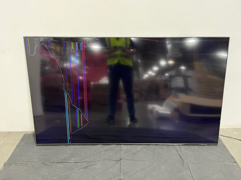 For Parts: SAMSUNG 70" QLED Q60B 4K UHD QN70Q60BAFXZA CRACKED SCREEN MISSING COMPONENTS