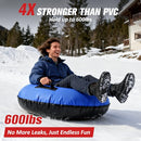 ZEALFEEL SNOW TUBE 45''/48'' RUBBER SNOW TUBES WITH CANVAS COVER - BLUE - Like New