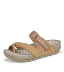 BT31945 BARETRAPS DENNI WOMENS SANDALS - SIZE: WOMEN 7 - TAN - Like New
