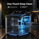 TYPHUR NUGGET ICE MAKER COUNTERTOP 35LBS/24H SELF-CLEANING PUMP - SS/BLACK - Like New