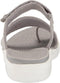 BZEES WOMENS CARRY ON SLIDE SANDAL - SIZE: WOMEN 6.5 - SILVER SMOKE CAMO - Like New