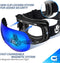 VANRORA SNOWBOARD FRAMELESS INTERCHANGEABLE LENS ANTI FOG 100% UV - BLACK/RED - Like New