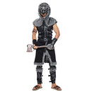 EraSpooky Men Werewolf Costume Adult Viking Wolf Halloween Cosplay Suit - Like New