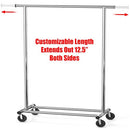 Simple Houseware Heavy Duty Clothing Garment Rack B01MSAVQJO - Chrome - Brand New
