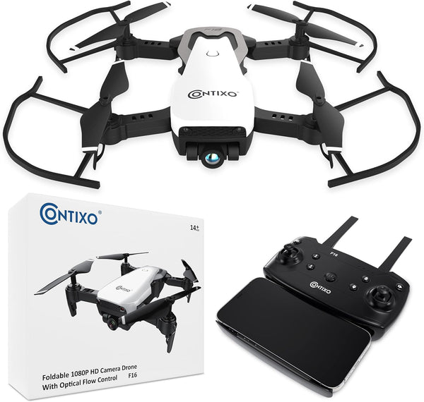 Contixo F16 FPV Drone with Camera - 2.4G RC Quadcopter Drones with 6-Axis Gyro Like New