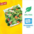 Glad Zipper Food Storage Sandwich Bags 100 Count Pack of 12 B0036B8QJM - Brand New