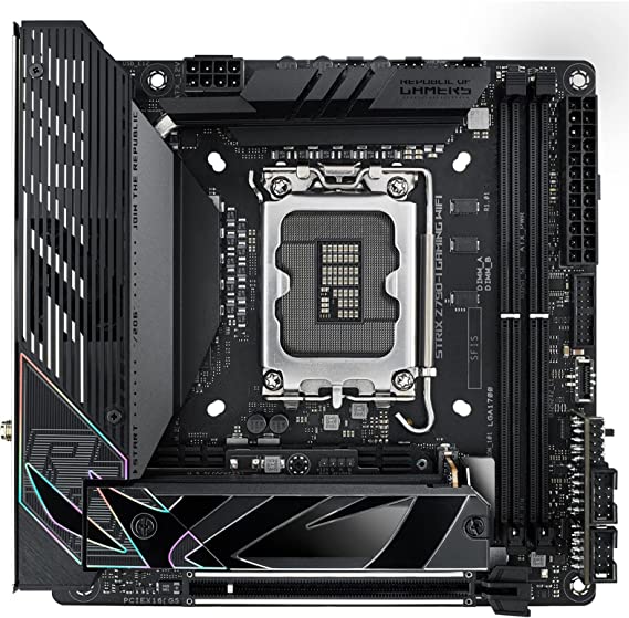 ASUS ROG-STRIX-Z790-I-GAMING-WIFI LGA 1700 Mini-ITX Gaming Motherboard - Black Like New