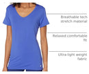 Amazon Essentials Women's Active Quick Dry Tech Stretch, Pack of 2, Size L - Brand New