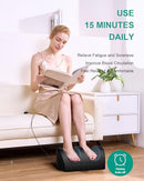 LINGTENG Foot Massager with Heat and Foot Massage, Electric Foot Massager - Like New