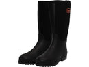 BOSS NEOPRENE BOOT WATERPROOF WORK RUBBER SOLE STEEL SHANK SIZE: MEN 8 - BLACK - Like New