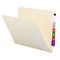 SMEAD 100% RECYCLED FILE FOLDER REINFORCED STRAIGHT-CUT MANILA 100/24160 - Brand New