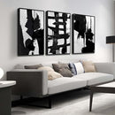 WVMAPTA BLACK FRAMED WALL DECOR OFFICE LARGE BOHO PICTURES 24 X 36 INCH - Brand New