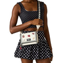 BETSEY JOHNSON SHAKE YOUR POM POMS WALLET CROSSBODY - MULTICOLOR - Brand New