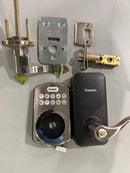 KAADAS ELECTRONIC KEYPAD LEVER DOOR LOCK SILVER AND BLACK - SILVER BLACK - Like New