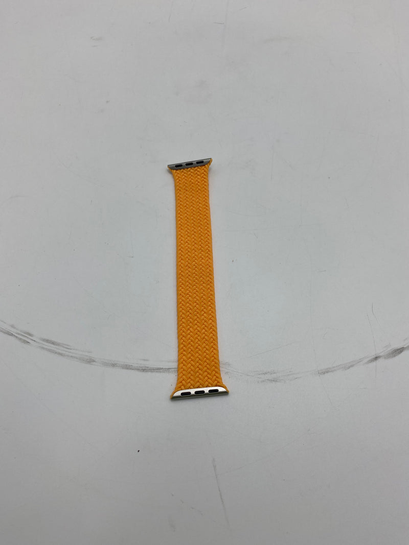 APPLE WATCH BRAIDED SOLO LOOP 41MM BRIGHT ORANGE SIZE 8 - ORANGE - Like New