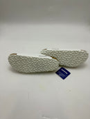 BIRKENSTOCK ARIZONA UNISEX SANDALS/SLIDES - SIZE: MEN 5 WOMEN 7 - WHITE - Like New