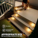 SOPLEX SOLPEX SOLPEX SOLOLAR FENCE LIGHTS OUTDOOR 16 PACK - WHITE - Like New