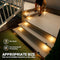SOPLEX SOLPEX SOLPEX SOLOLAR FENCE LIGHTS OUTDOOR 16 PACK - WHITE - Like New