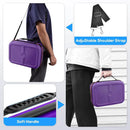 GORIXER SWITCH 2 CASE FOR NINTENDO SWITCH STORES 18 GAME - PURPLE - Brand New