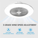 IYUNXI Ceiling Fan Lights 48W Remote Control 22 Inch 3-Color Dimming B08NSS2RRJ - Brand New