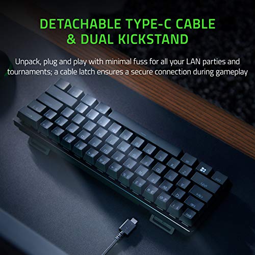 RAZER HUNTSMAN MINI 60% GAMING KEYBOARD FAST RGB LIGHTING RZ03-03390200-R3M1 - Like New