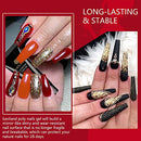 Saviland Poly Nails Gel Kit - 7 Colors Nail Extension Gel Kit Glitter Hard Gel - Brand New