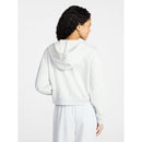 NO BOUNDARIES BOXY ZIP-UP HOODIE - SIZE: WOMEN S (4-6) - PLATINUM SILVER HEATHER - Brand New