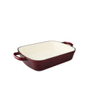 MAXWELL & WILLIAMS CAST IRON ROASTER 5L CAPACITY BAKEWARE 33X25CM - MERLOT - RED - Like New