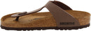 BIRKENSTOCK GIZEH BIRKO-FLOR UNISEX SANDALS - SIZE: MEN 5 WOMEN 7 - MOCHA - Brand New
