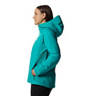 MOUNTAIN HARDWEAR WOMENS STRETCH OZONIC INSULATED JACKETJACKET SYNTH GREEN L - Brand New