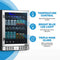 NewAir 24" Beverage Refrigerator Cooler 177 Can Capacity - Scratch & Dent