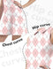FKEEP WOMEN TENNIS GOLF DRESSES SHORTS V-NECK ACTIVEWEAR PINK CHECKERBOARD S - Brand New