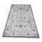 BIBB HOME 4FTX6FT WASHABLE FLANNEL PRINTED AREA RUG LATEX BACK - IVORY GRACE - Brand New