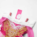 JERRIS APPAREL GIRLS PINK PRINCESS COSTUME HALLOWEEN COSPLAY PARTY SIZE: 7 YOUTH - Like New