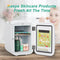 CROWNFUL MINI FRIDGE 4 LITER/6 CAN PORTABLE COOLER WARMER CF-PC4LWHT - WHITE - Like New