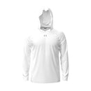 UNDER ARMOUR LONG SLEEVE HOODY WHITE MD - SIZE: WOMEN M - WHITE - Brand New