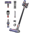 DYSON V8 MOTORHEAD CORDLESS VACUUM CLEANER/BLACK - IRON/BLACK/PURPLE - Like New