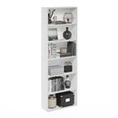 FURINNO JAYA SIMPLY HOME FREE STANDING 6-TIER OPEN STORAGE BOOKCASE - WHITE - Like New