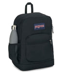 JANSPORT CROSS TOWN PLUS 17" BACKPACK - BLACK: SCHOOL BOOKBAG - BLACK - Brand New